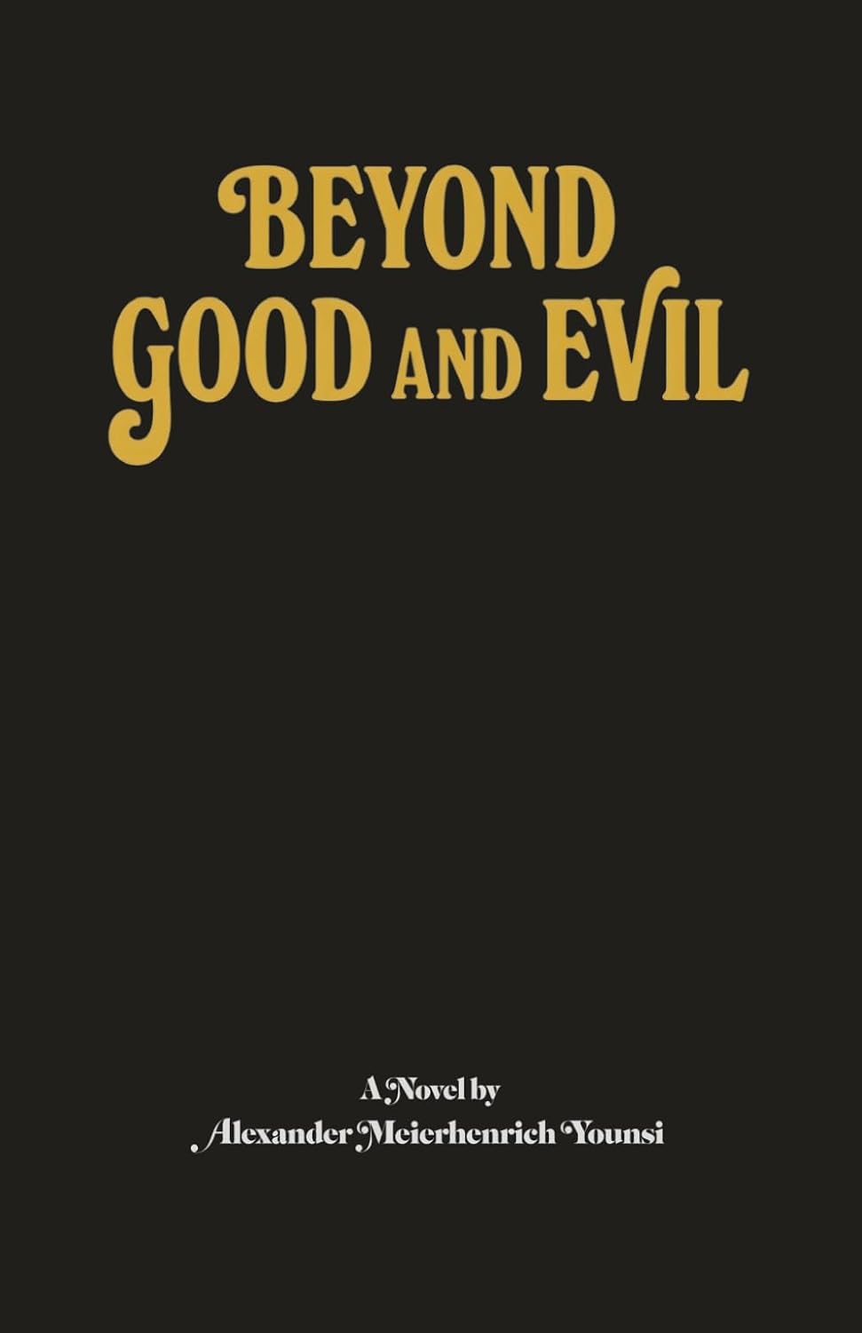 Couverture du roman Beyond Good and Evil